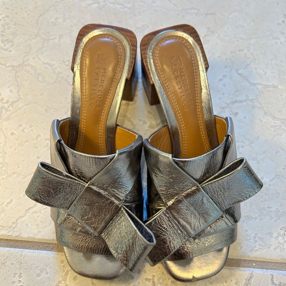 Mercedes Castillo Silver Women's Shoes